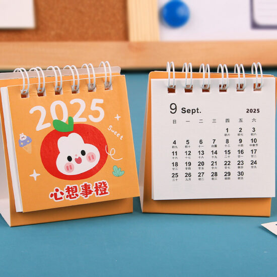Reusable pocket calendar for student study planning and classroom organization