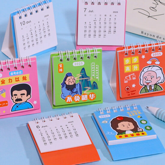 Reusable pocket calendar for student study planning and classroom organization