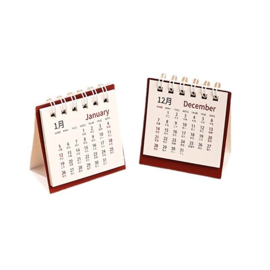 Reusable pocket calendar for student study planning and classroom organization