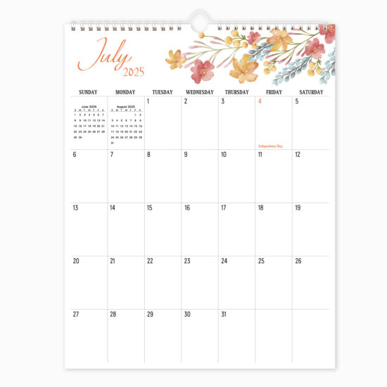 Portable Weekly Memo Planner Calendar with Customizable Layout
