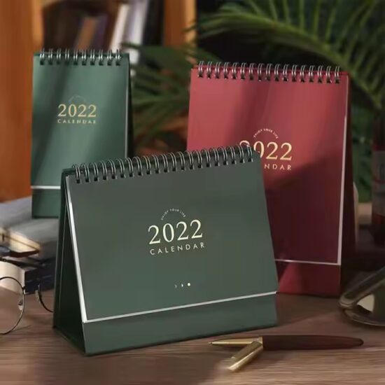 Minimalist Custom Desktop Calendar for Home and Office Use