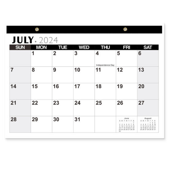 Minimalist Creative Holiday Wall Calendar Poster