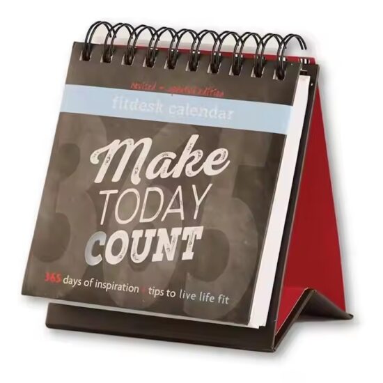 Foldable Custom Desktop Calendar for Office and Home Use