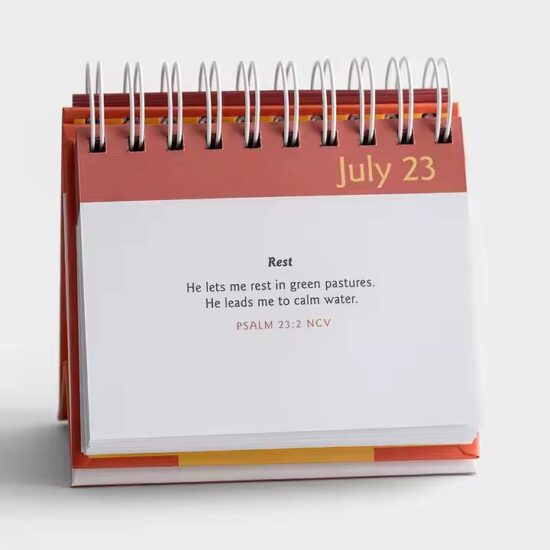 Foldable Custom Desktop Calendar for Office and Home Use
