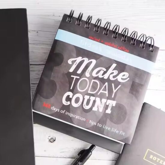 Foldable Custom Desktop Calendar for Office and Home Use