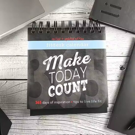 Foldable Custom Desktop Calendar for Office and Home Use