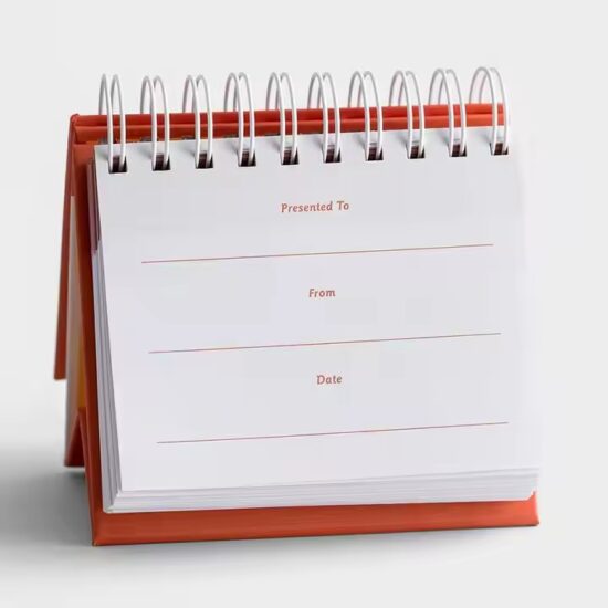 Foldable Custom Desktop Calendar for Office and Home Use