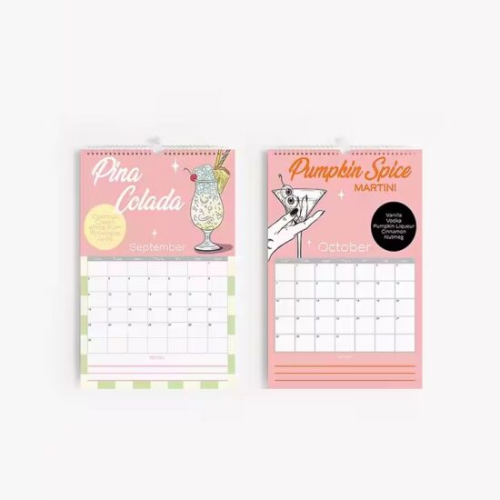 Elegant wholesale planner calendar with monthly layout