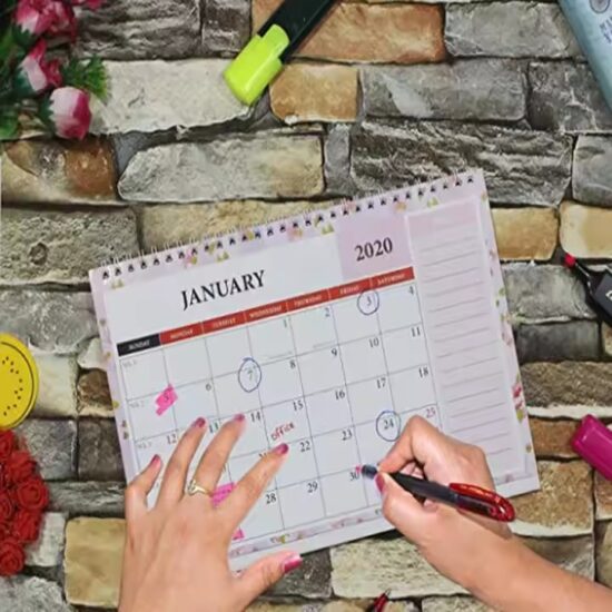 Bestselling Office Desk Planner Calendar with Custom Cover