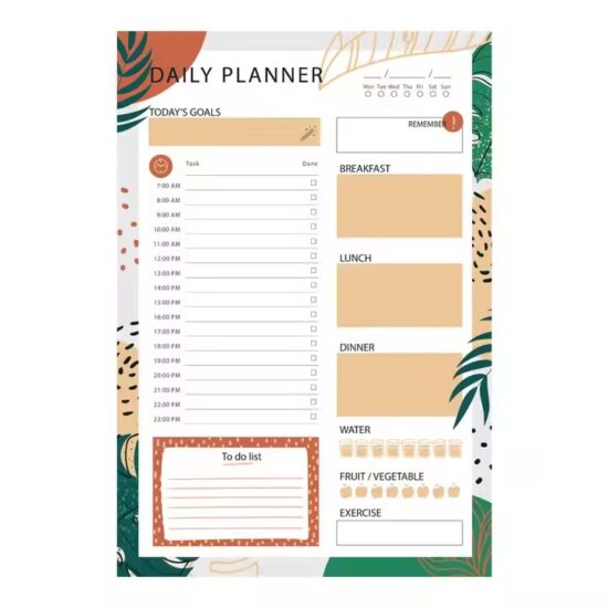 Personalized Office Planner Calendar with Custom Logo