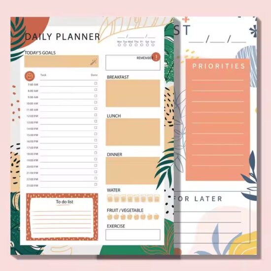 Personalized Office Planner Calendar with Custom Logo