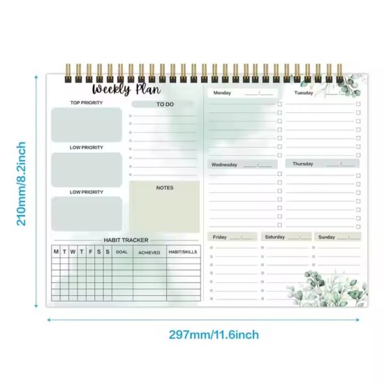 Personalized Office Planner Calendar with Custom Logo
