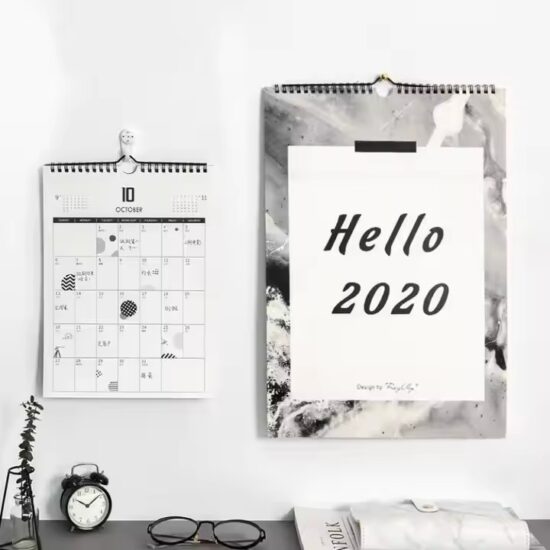Minimalist Daily Planner Calendar with Clean Layout