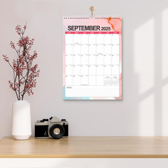 Minimalist Daily Planner Calendar with Clean Layout
