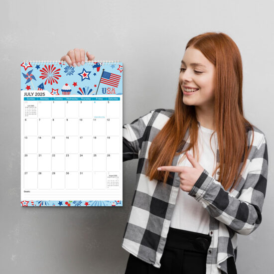 Minimalist Daily Planner Calendar with Clean Layout