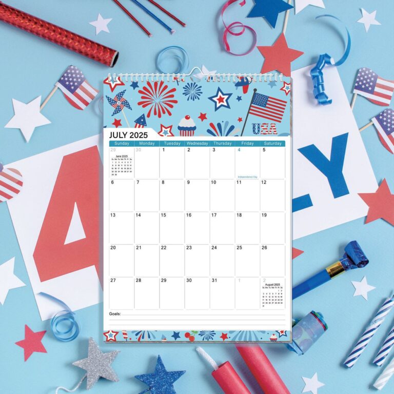 Minimalist Daily Planner Calendar with Clean Layout