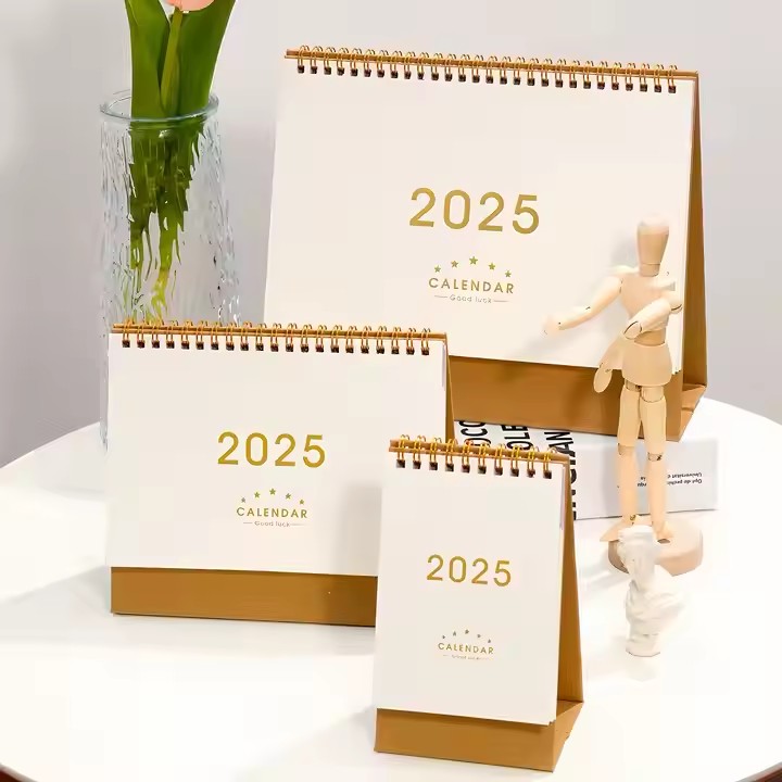 Monthly planner desk calendar with integrated to-do list