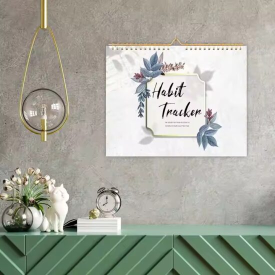 Custom Daily Diary and Goal Planner Calendar for Office Use