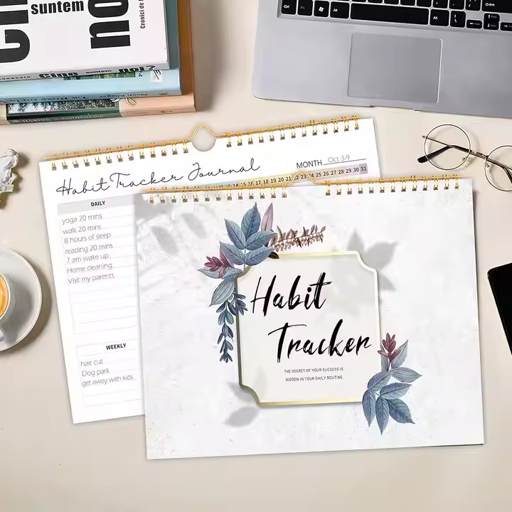 Custom Daily Diary and Goal Planner Calendar for Office Use