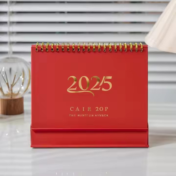 Daily Time Management Desk Calendar with Clear Layout