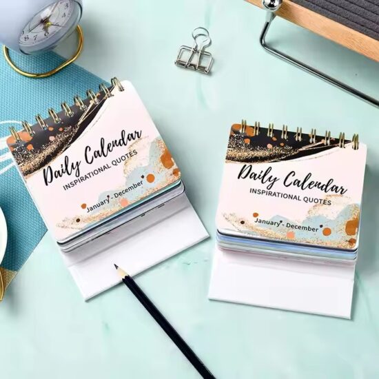 Custom Decorative Office Desk Calendar with Logo