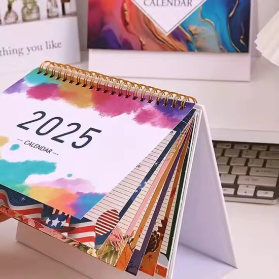 Custom Decorative Office Desk Calendar with Logo