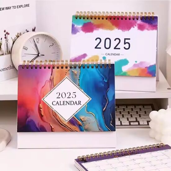 Custom Decorative Office Desk Calendar with Logo