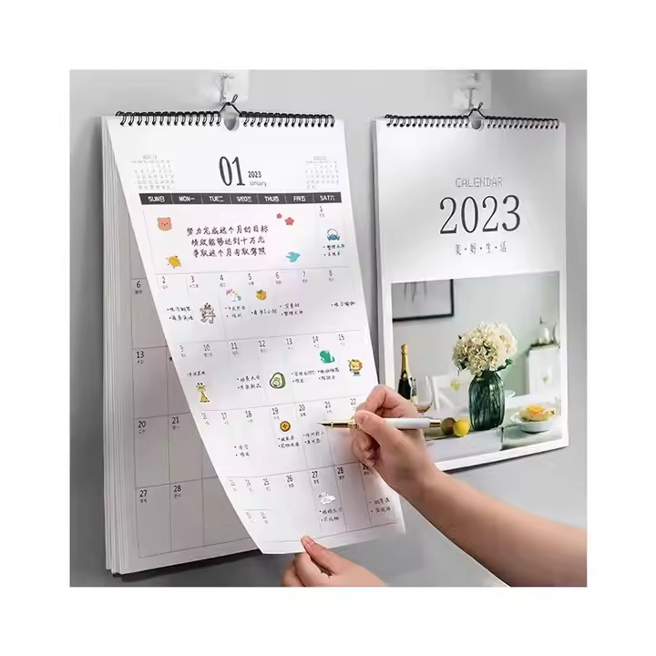 High-Quality Custom Planning Poster Calendar for Office Use
