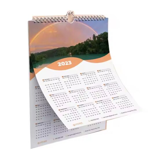 Custom Advertising Poster Calendar with Promotional Print
