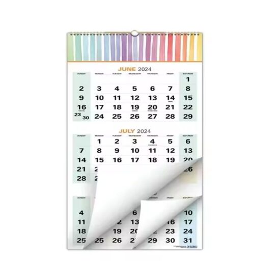 Custom Advertising Poster Calendar with Promotional Print