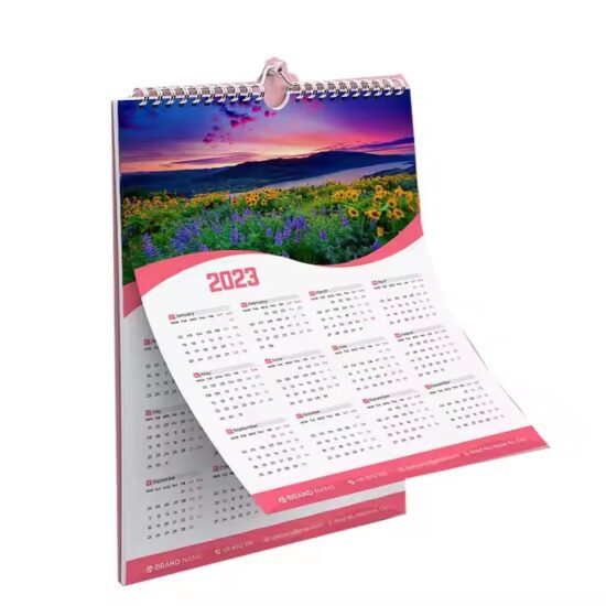 Custom Advertising Poster Calendar with Promotional Print