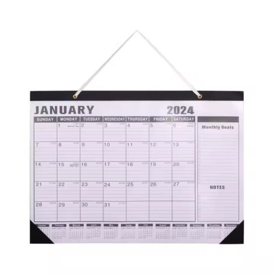 Custom corporate full-color wall calendar design