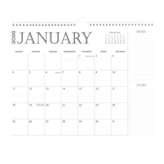 Stylish decorative wall hanging office calendar with modern design