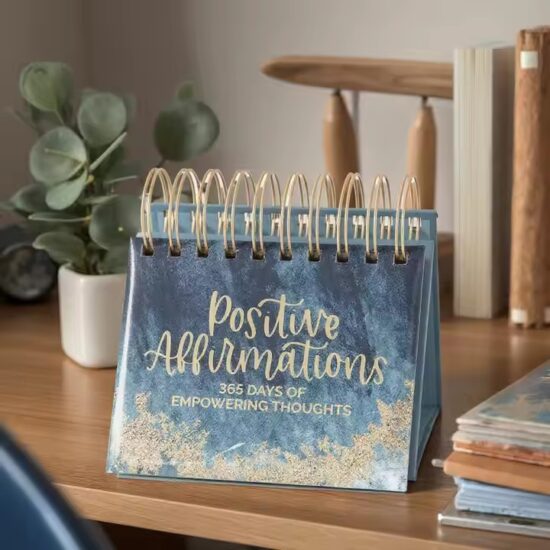 Premium texture desk calendar with elegant design


