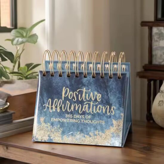Premium texture desk calendar with elegant design

