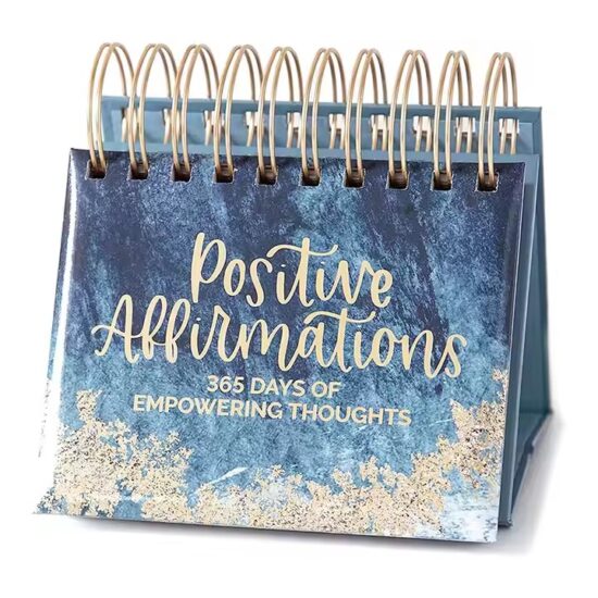 Premium texture desk calendar with elegant design

