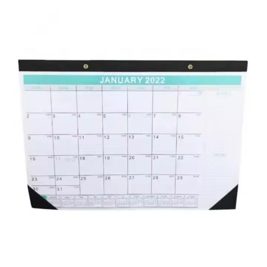 Custom advertising wall calendar with business branding and monthly layout