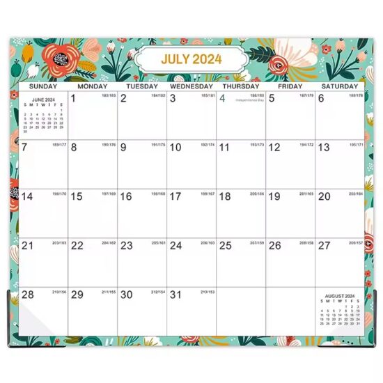 Magnetic fridge memo planner dry erase calendar for daily reminders

