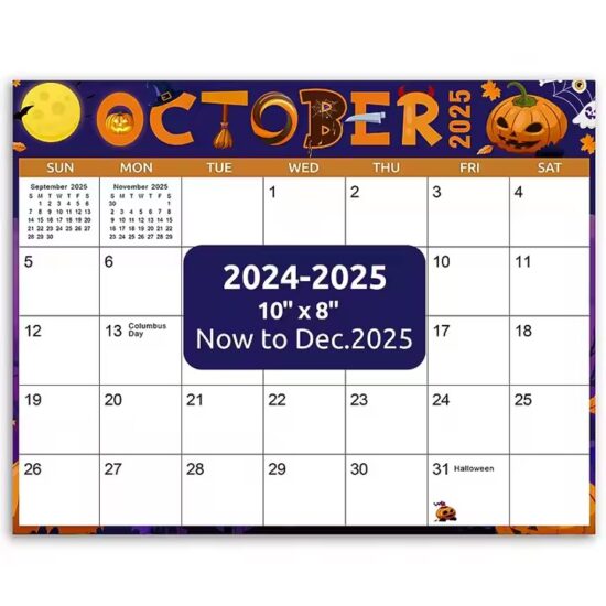 Magnetic fridge memo planner dry erase calendar for daily reminders

