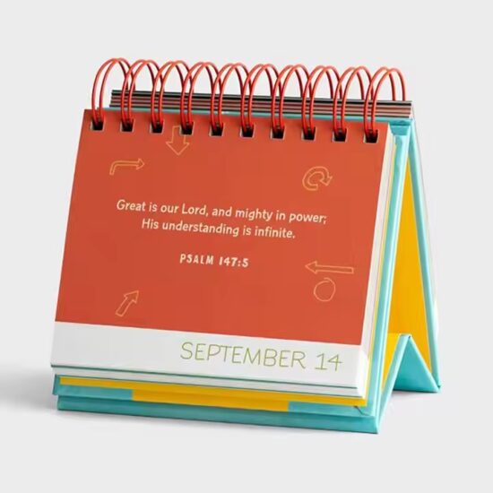 Minimalist Custom Office Desktop Calendar with Logo