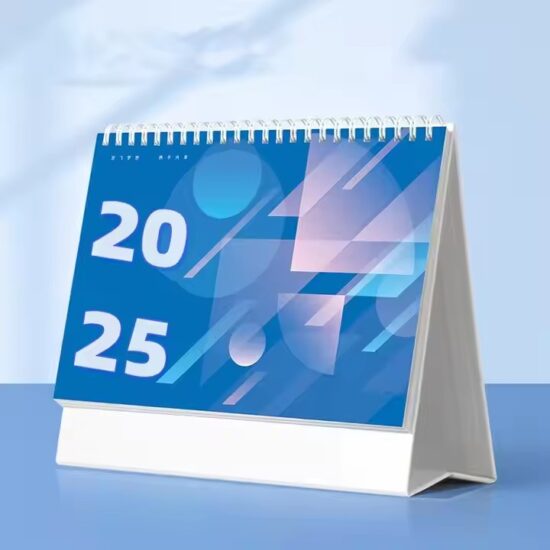 Clean and minimalist desk calendar for organized office spaces