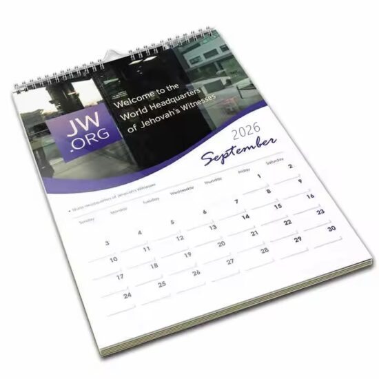 Creative custom office wall calendar with monthly planner layout