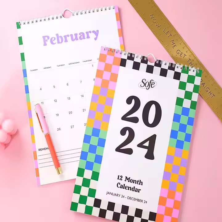 Custom wall schedule planner calendar for office organization