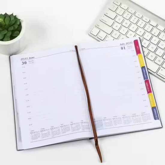 Custom Office Monthly Weekly Planner Calendar for Business Use