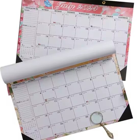 Customizable Business Planner Calendar for Office Professionals