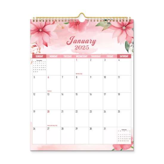 Custom Countdown Planner Calendar for Goal Tracking