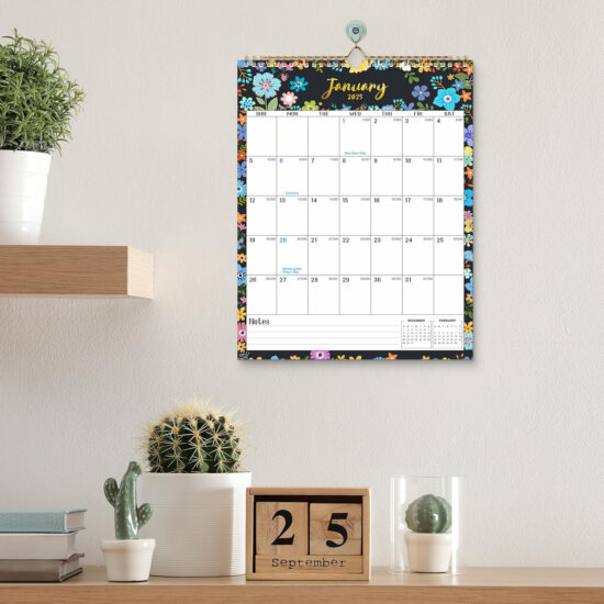 Custom Countdown Planner Calendar for Goal Tracking
