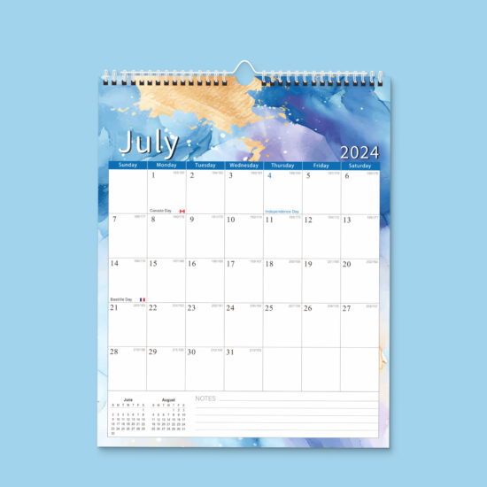 Custom Countdown Planner Calendar for Goal Tracking
