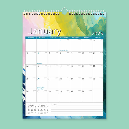 Custom Countdown Planner Calendar for Goal Tracking