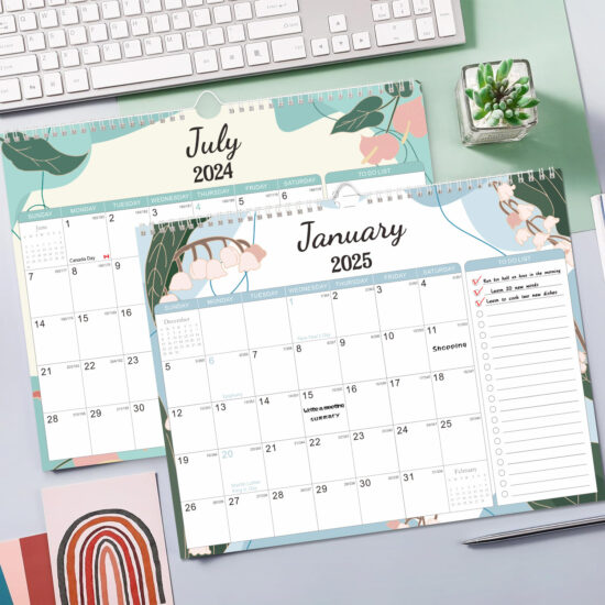 Custom Countdown Planner Calendar for Goal Tracking